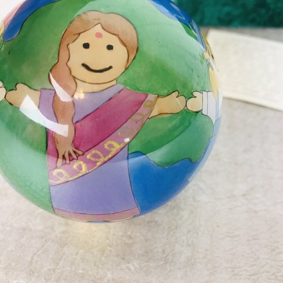 Pier 1 Li Bien International Children 3 inch Christmas Ornament Box & Card - Picture 4 of 5